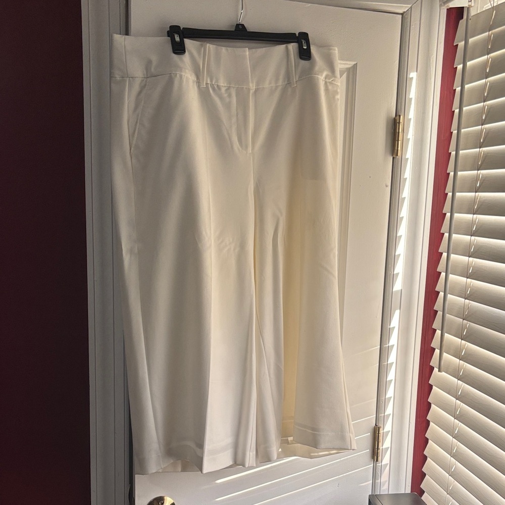 Elegant Cream Women's Pants